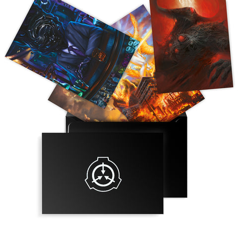 SCP-001 Set of Four Postcards