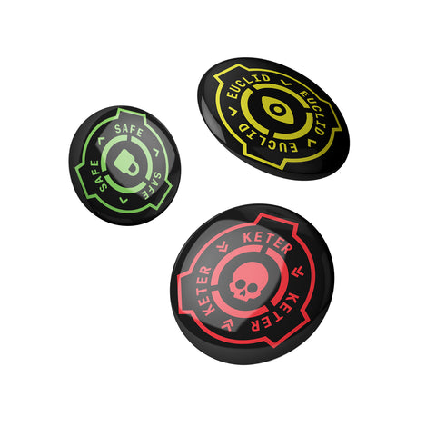 SCP Tin Badges