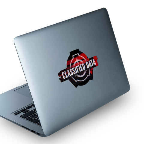 Classified Data Laptop Sticker