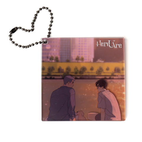 Here U Are | Overlay Acrylic Keychain